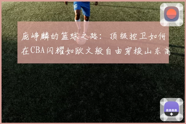 庞峥麟的篮球之路：顶级控卫如何在CBA闪耀如欧文般自由穿梭山东高速